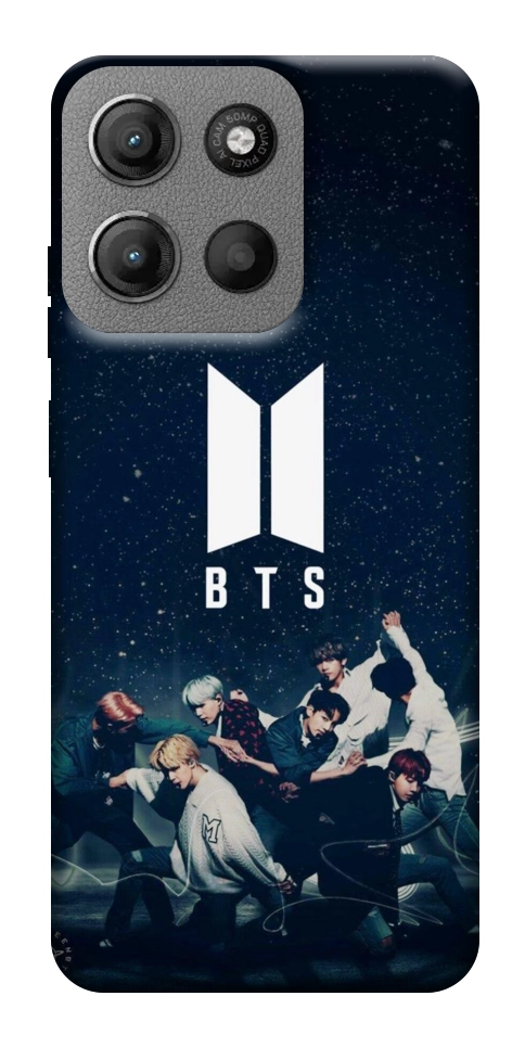 Чехол BTS logo для Motorola Moto G15 4G