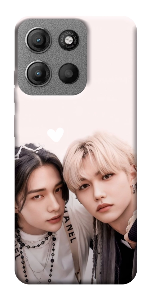 Чехол Hyunjin and Felix для Motorola Moto G15 4G