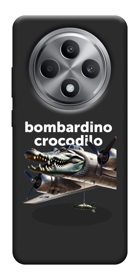 Чехол Bombardino Crocodilo volante для Oppo Reno 12 F 4G