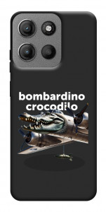 Чехол Bombardino Crocodilo volante для Motorola Moto G15 4G