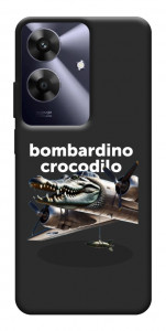 Чехол Bombardino Crocodilo volante для Realme Note 60
