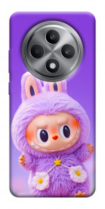 Чохол Labubu purple для Oppo Reno 12 F 4G