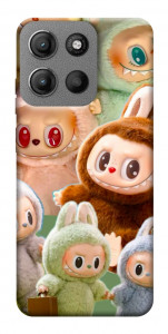 Чехол Labubu smile для Motorola Moto G15 4G