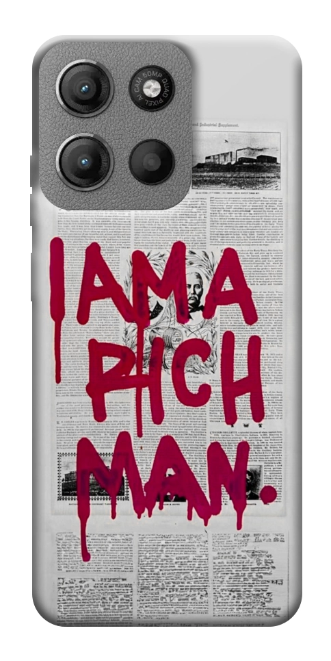 Чохол Mom I am a rich man для Motorola Moto G15 4G