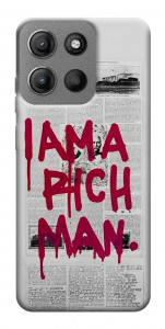 Чехол Mom I am a rich man для Motorola Moto G15 4G