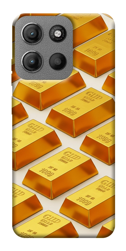 Чехол Gold bars для Motorola Moto G15 4G
