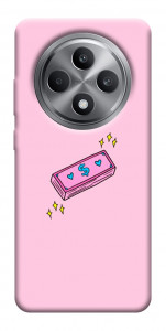 Чохол Simple pink money для Oppo Reno 12 F 4G