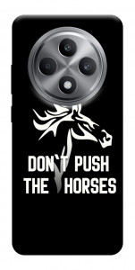 Чохол Dont push the horses для Oppo Reno 12 F 4G