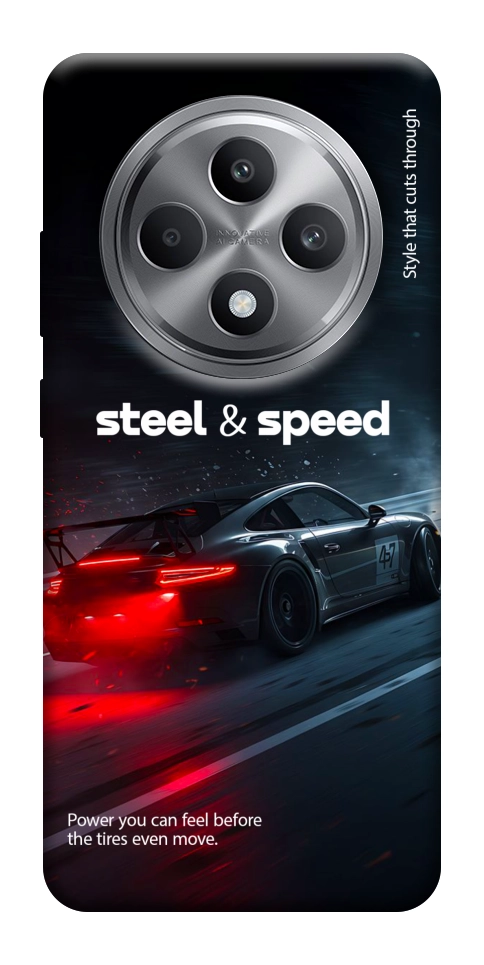 Чохол Black and red care для Oppo Reno 12 F 4G