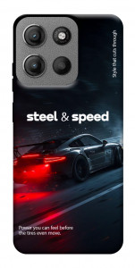 Чехол Black and red care для Motorola Moto G15 4G