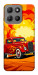 Чехол Retro comics car для Motorola Moto G15 4G