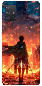 Чехол Attack on titan eren для Galaxy A71 (2020)