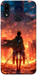 Чехол Attack on titan eren для Galaxy A10s (2019)