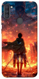 Чохол Attack on titan eren для Galaxy A11 (2020)