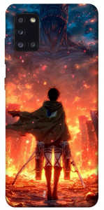 Чехол Attack on titan eren для Galaxy A31 (2020)