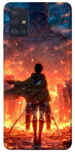 Чохол Attack on titan eren для Galaxy A51 (2020)