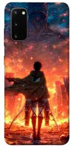 Чохол Attack on titan eren для Galaxy S20 (2020)