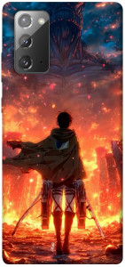 Чохол Attack on titan eren для Galaxy Note 20