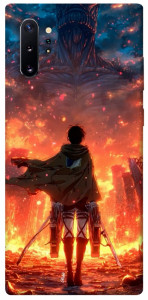 Чохол Attack on titan eren для Galaxy Note 10+ (2019)