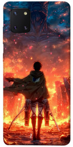 Чохол Attack on titan eren для Galaxy Note 10 Lite (2020)