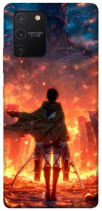 Чехол Attack on titan eren для Galaxy S10 Lite (2020)
