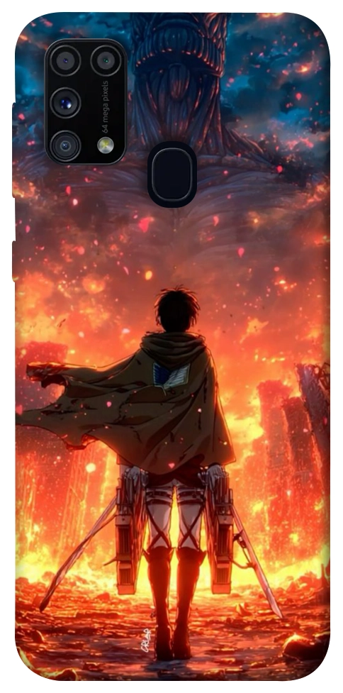 Чехол Attack on titan eren для Galaxy M31 (2020)