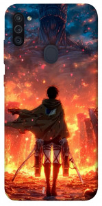 Чохол Attack on titan eren для Galaxy M11 (2020)