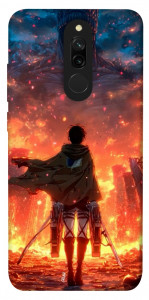 Чехол Attack on titan eren для Xiaomi Redmi 8