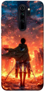 Чехол Attack on titan eren для Xiaomi Redmi Note 8 Pro