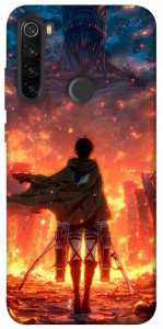 Чохол Attack on titan eren для Xiaomi Redmi Note 8T