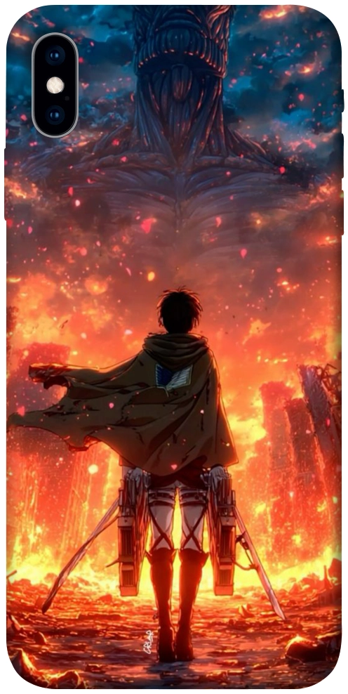 Чохол Attack on titan eren для iPhone XS