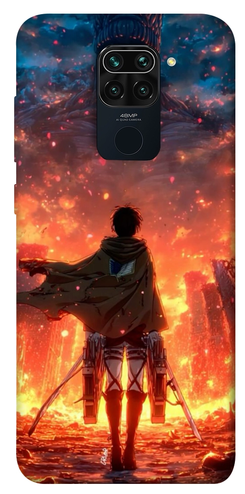 Чохол Attack on titan eren для Xiaomi Redmi 10X