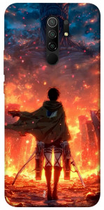 Чохол Attack on titan eren для Xiaomi Redmi 9