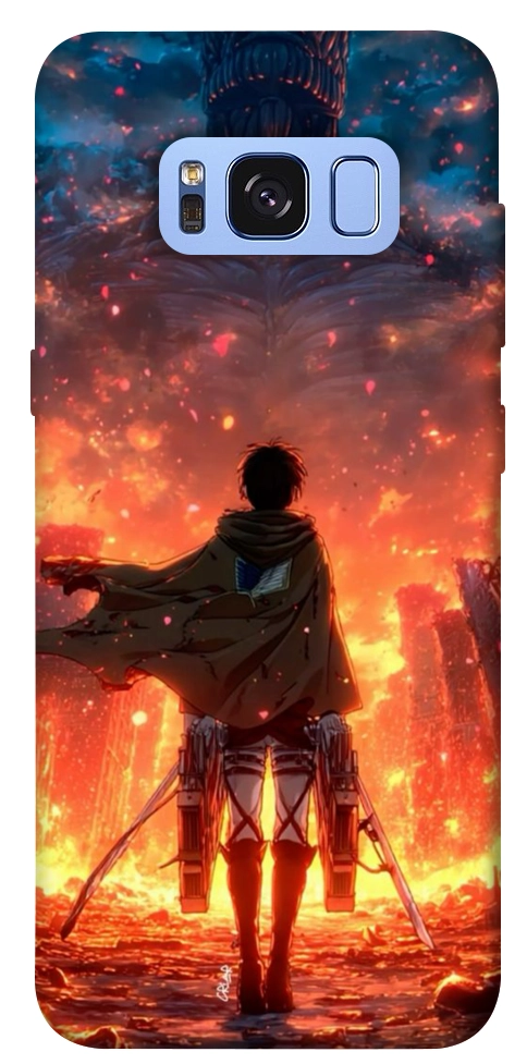 Чехол Attack on titan eren для Galaxy S8 (G950)