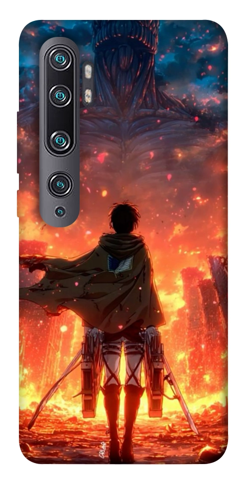 Чехол Attack on titan eren для Xiaomi Mi Note 10