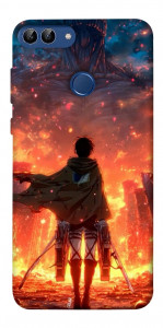 Чехол Attack on titan eren для Huawei Enjoy 7S