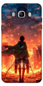 Чохол Attack on titan eren для Galaxy J5 (2016)