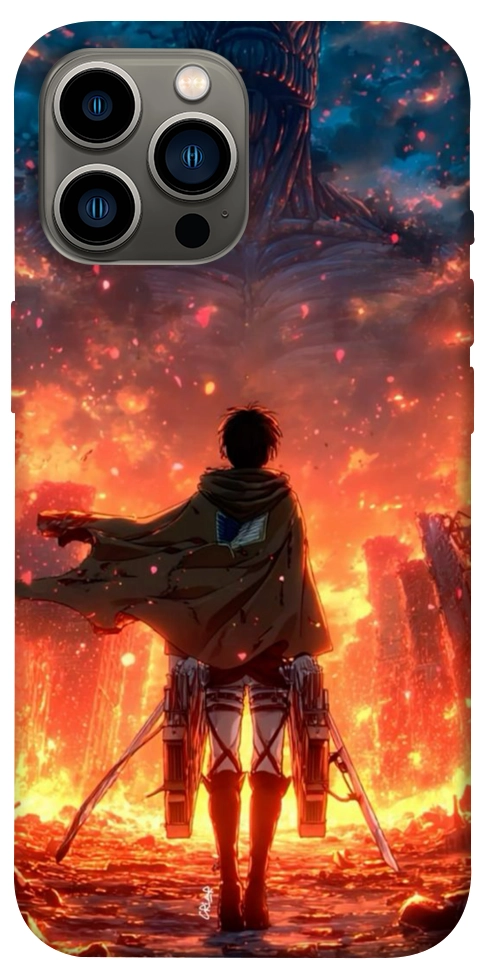 Чохол Attack on titan eren для iPhone 12 Pro Max