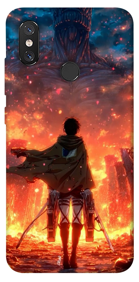 Чехол Attack on titan eren для Xiaomi Mi 8