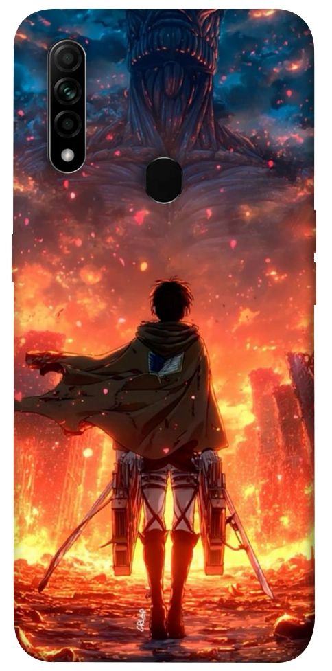 Чохол Attack on titan eren для Oppo A31