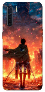 Чохол Attack on titan eren для Oppo A91
