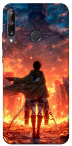 Чехол Attack on titan eren для Huawei Y7p