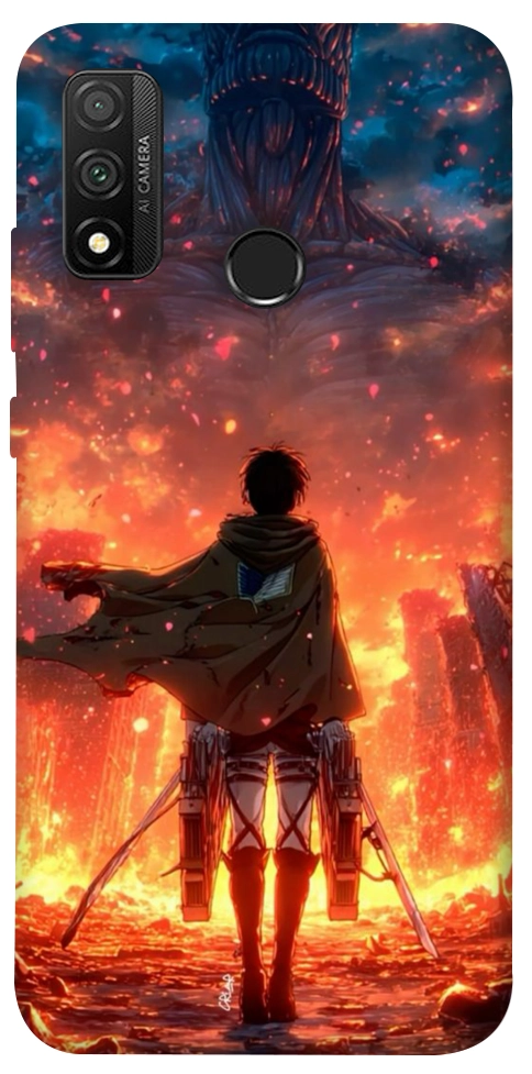 Чохол Attack on titan eren для Huawei P Smart (2020)