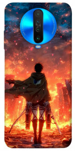 Чохол Attack on titan eren для Xiaomi Poco X2