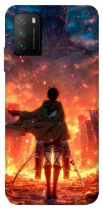 Чохол Attack on titan eren для Xiaomi Poco M3