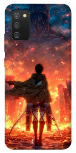 Чохол Attack on titan eren для Galaxy A02s