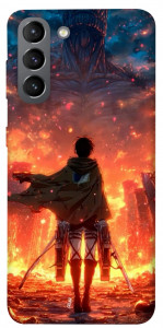 Чехол Attack on titan eren для Galaxy S21