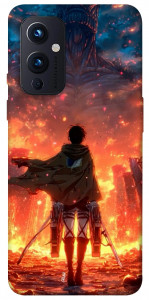 Чехол Attack on titan eren для OnePlus 9