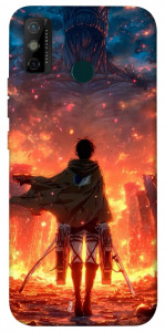 Чехол Attack on titan eren для TECNO Spark 6 Go