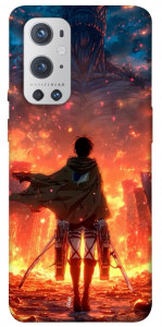 Чохол Attack on titan eren для Oneplus 9 pro